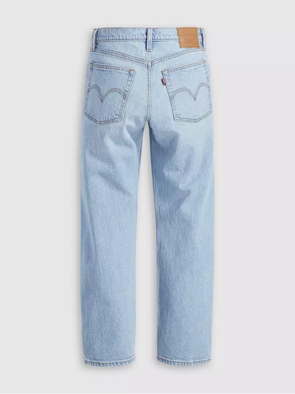 Levi's Light Blue High-Rise Straight Leg Jeans - Picture 4 of 8